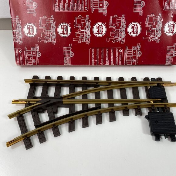 LGB 12100 G Scale Electric Left Switch Track Handweiche Links 30° 300mm - Picture 1 of 4